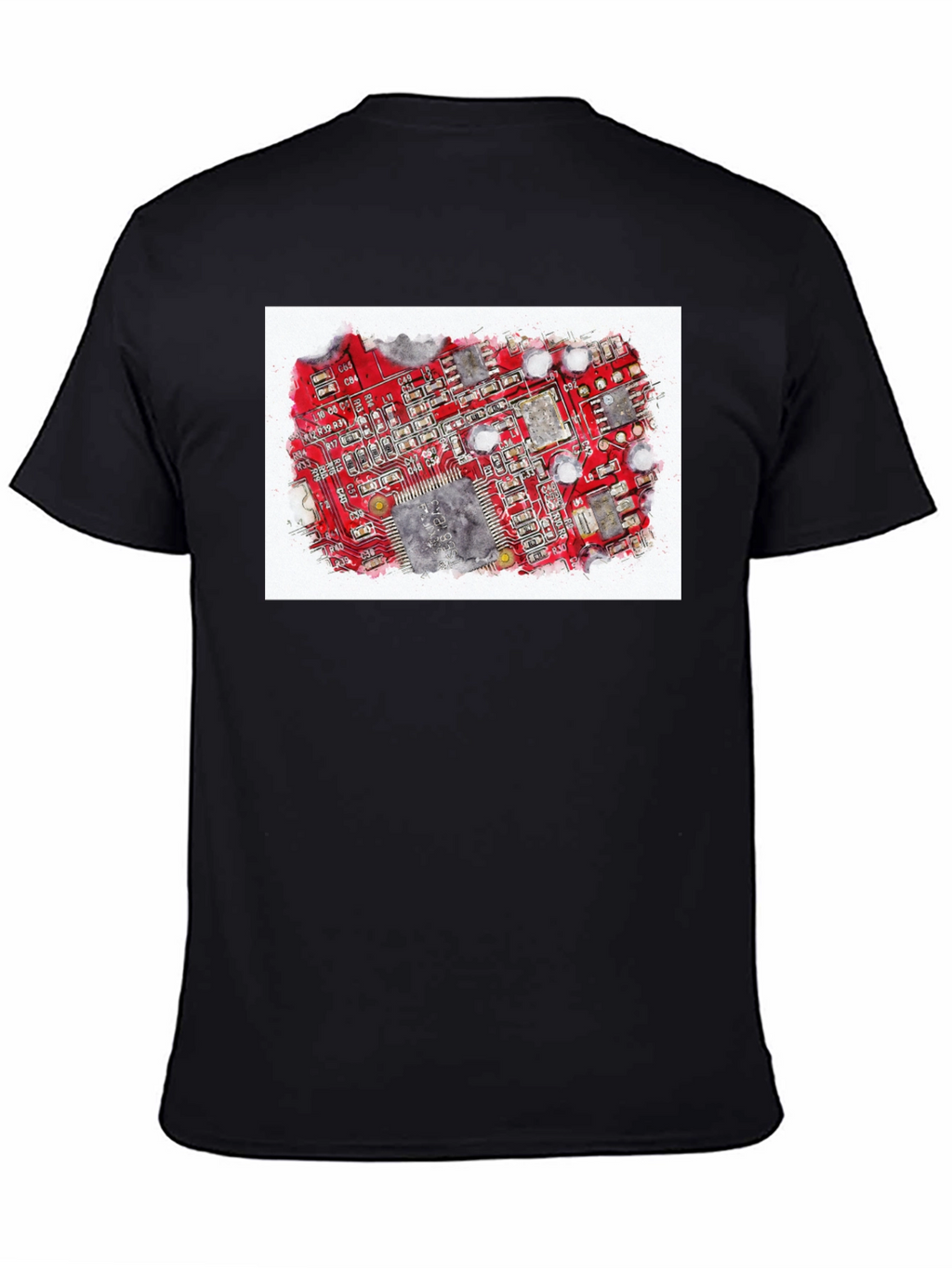Circuit Board Graphic T-Shirt - Tech Enthusiast Tee