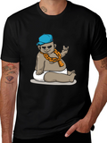 Cool Baby Cartoon Graphic Black T-Shirt