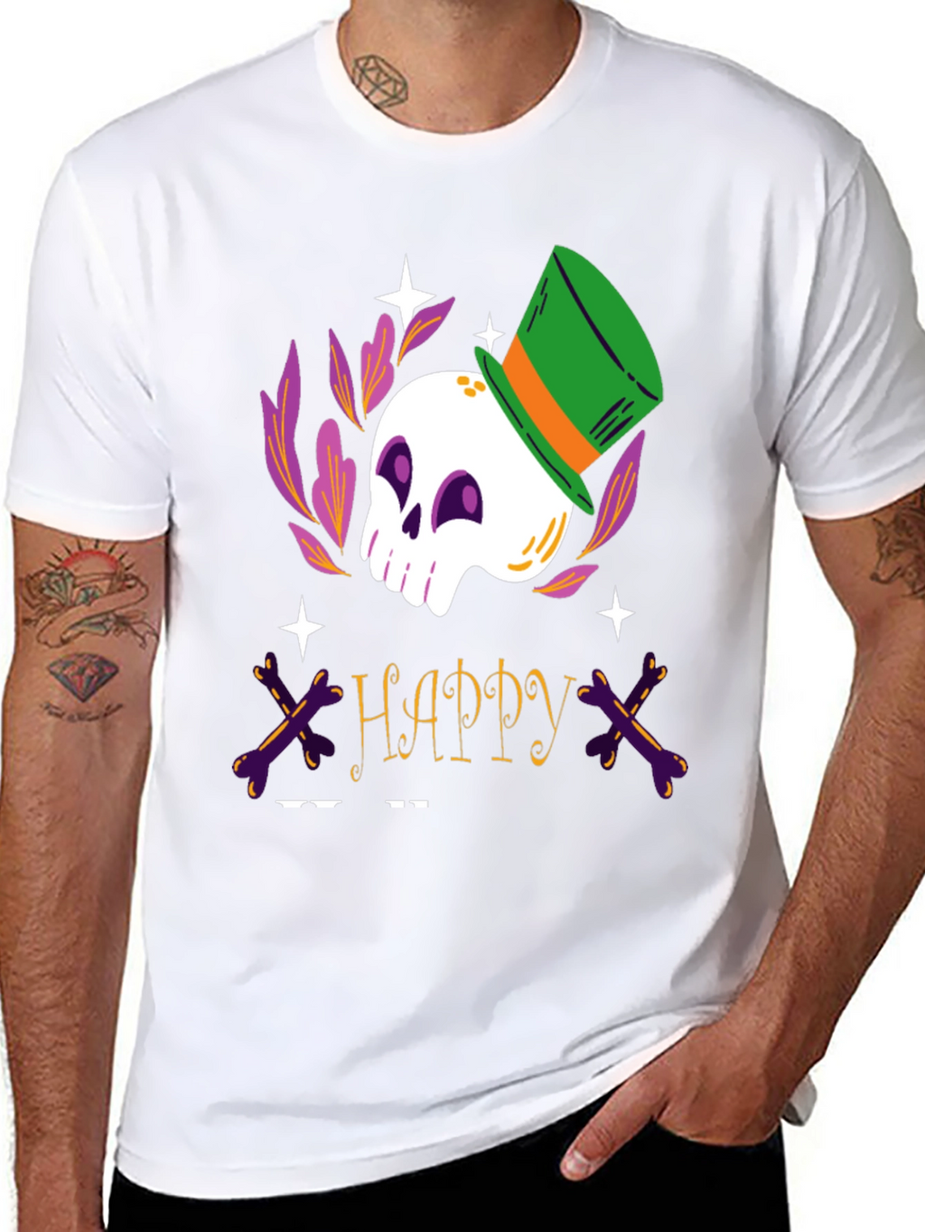 Happy Voodoo Skull T-Shirt