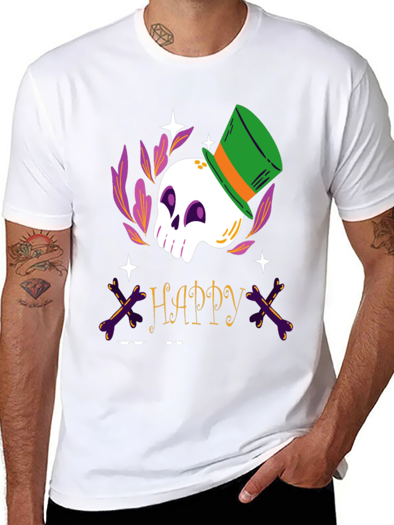 Happy Voodoo Skull T-Shirt