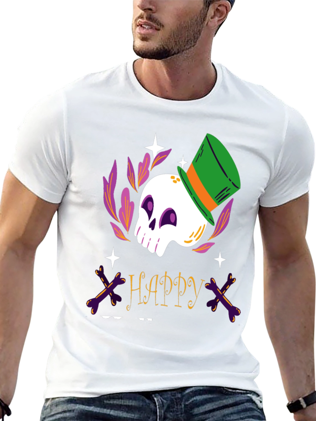 Happy Voodoo Skull T-Shirt