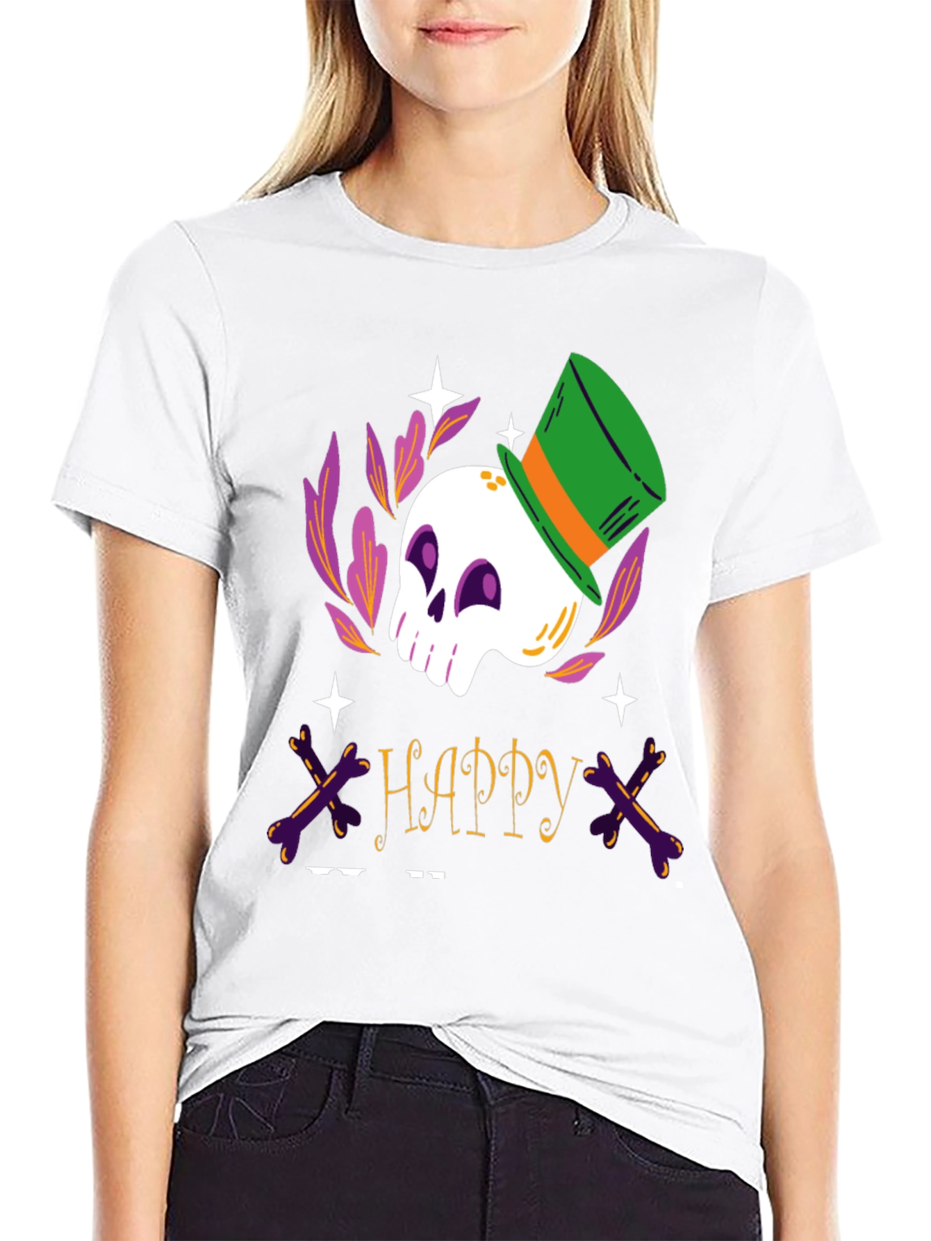 Happy Voodoo Skull T-Shirt