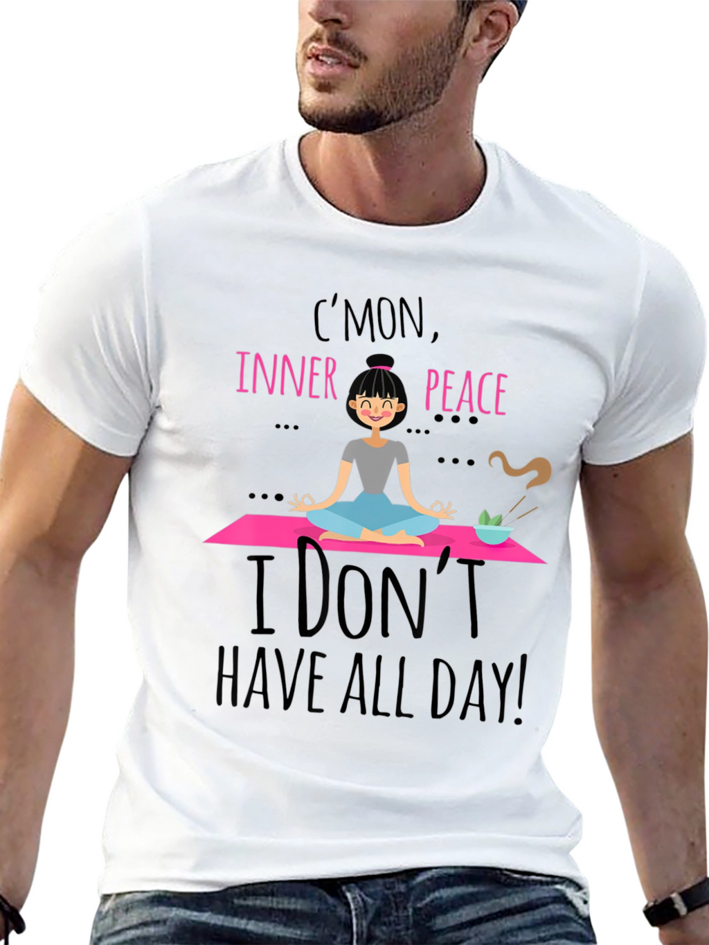 Inner Peace T-Shirt - Yoga Humor Tee