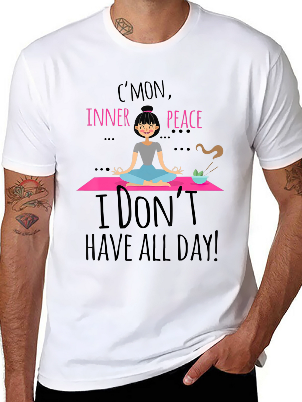 Inner Peace T-Shirt - Yoga Humor Tee