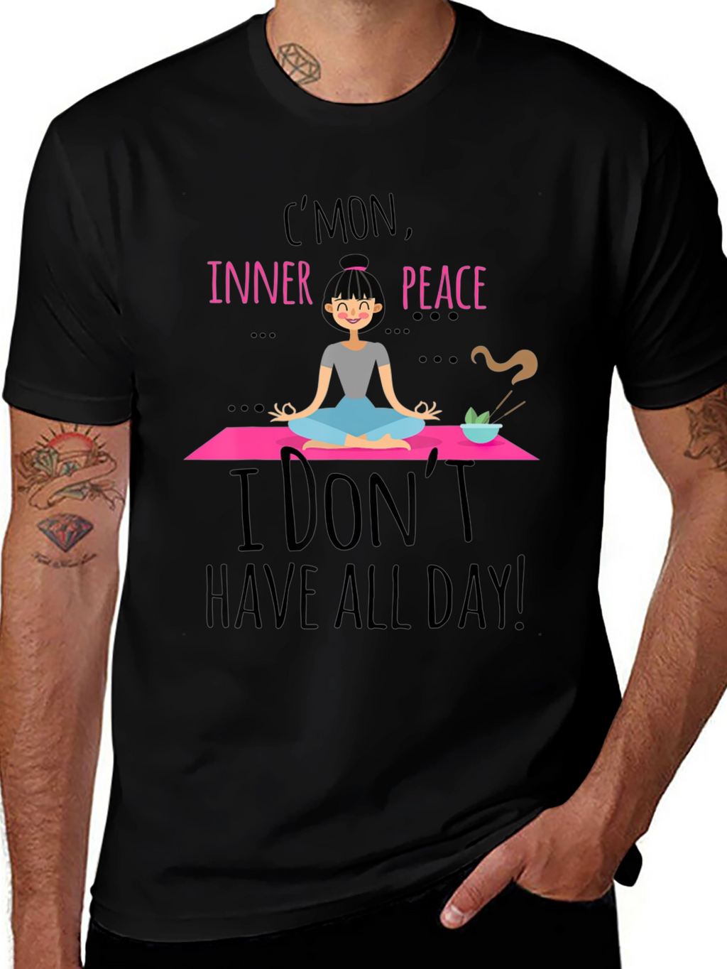 Inner Peace T-Shirt - Yoga Humor Tee