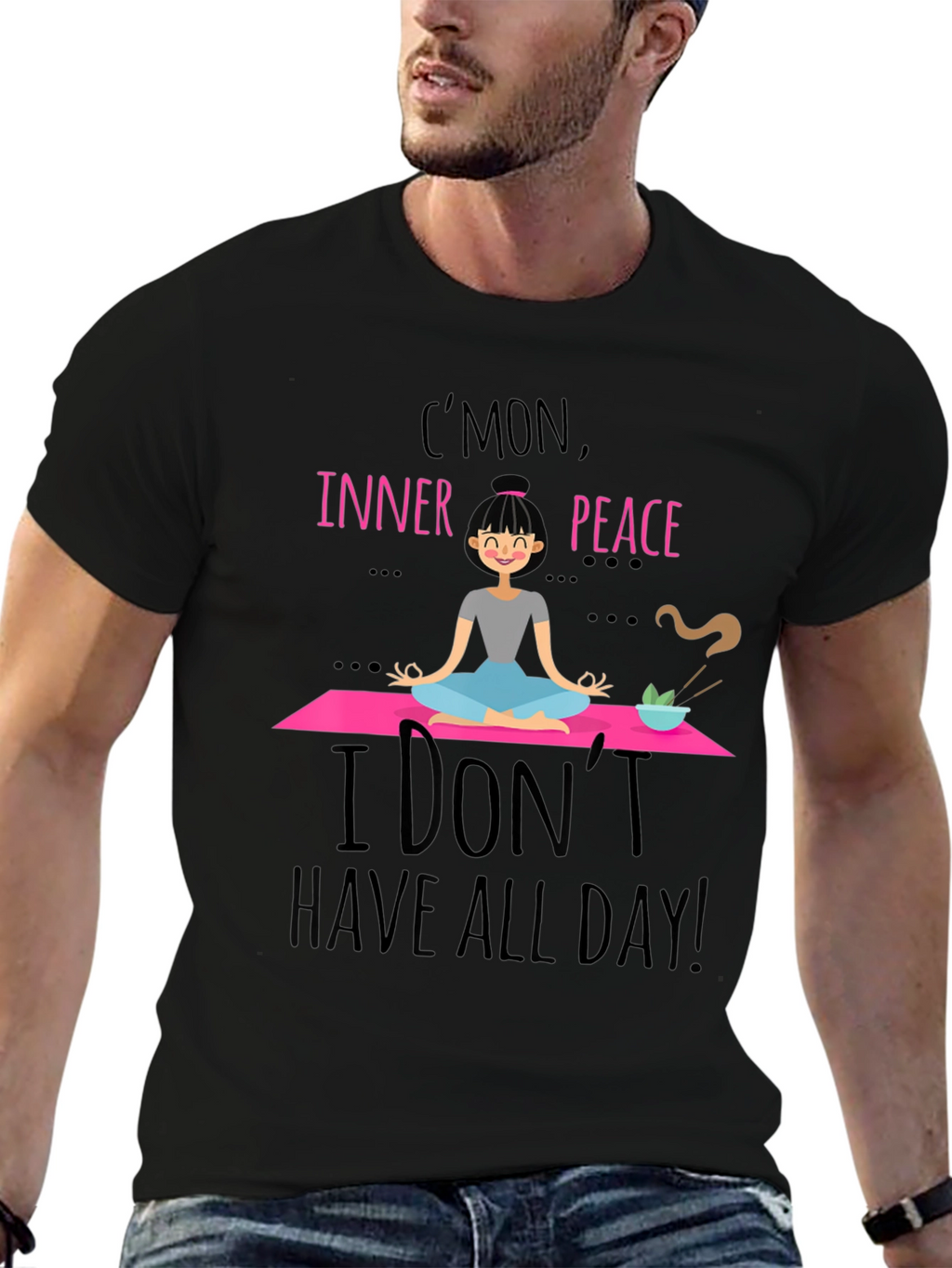 Inner Peace T-Shirt - Yoga Humor Tee