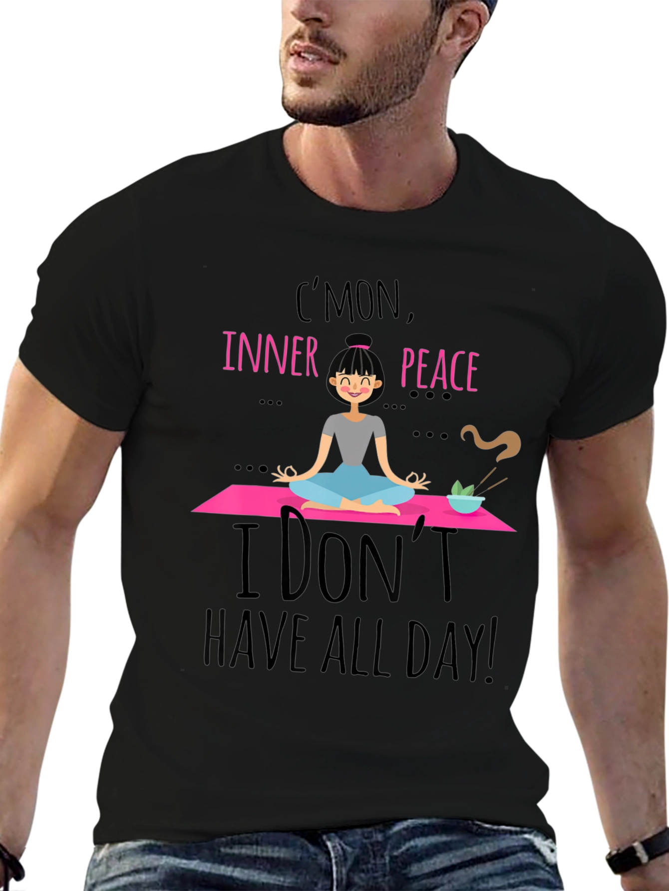 Inner Peace T-Shirt - Yoga Humor Tee