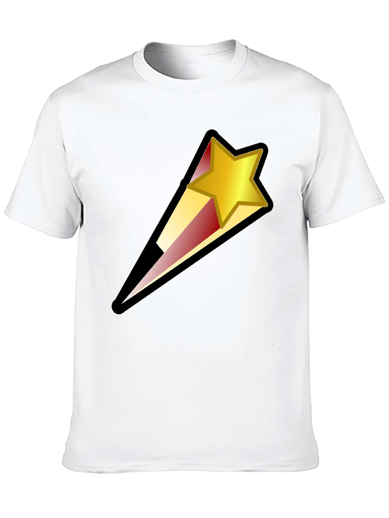 Shooting Star Graphic Black T-Shirt