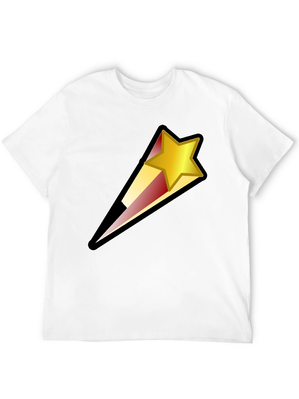 Shooting Star Graphic Black T-Shirt