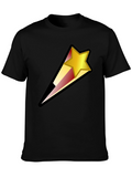 Shooting Star Graphic Black T-Shirt
