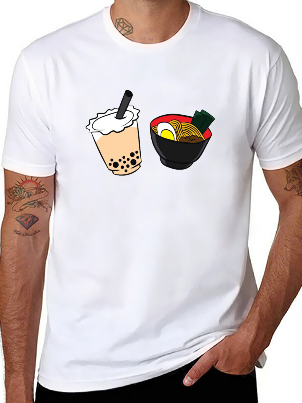 Boba & Ramen Graphic T-Shirt