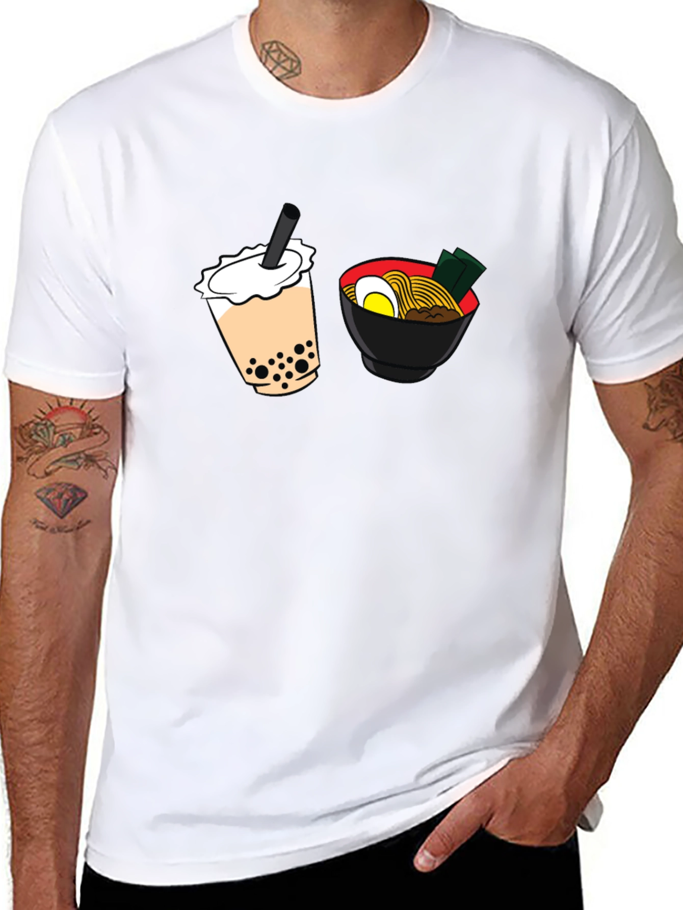 Boba & Ramen Graphic T-Shirt