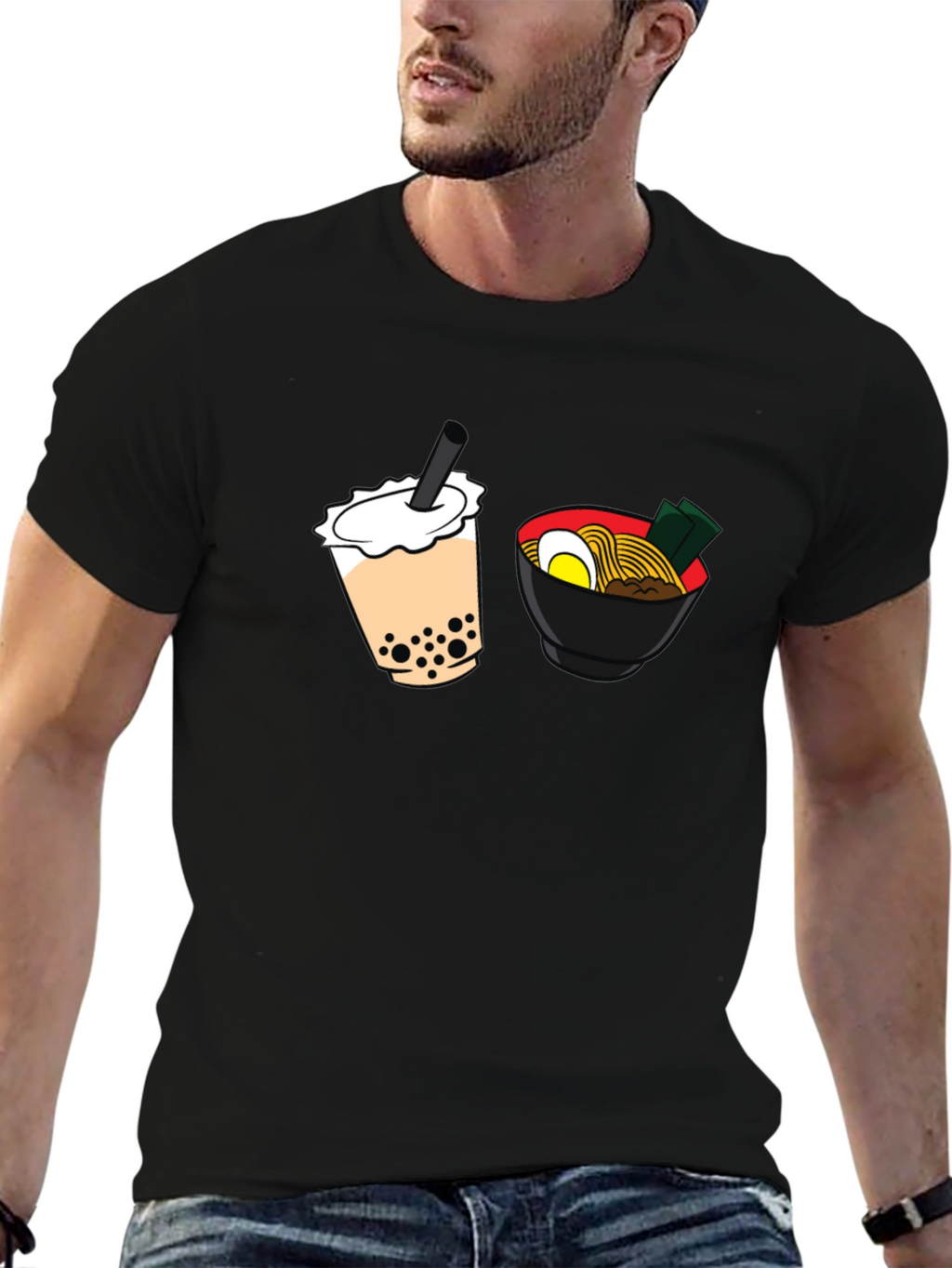 Boba & Ramen Graphic T-Shirt