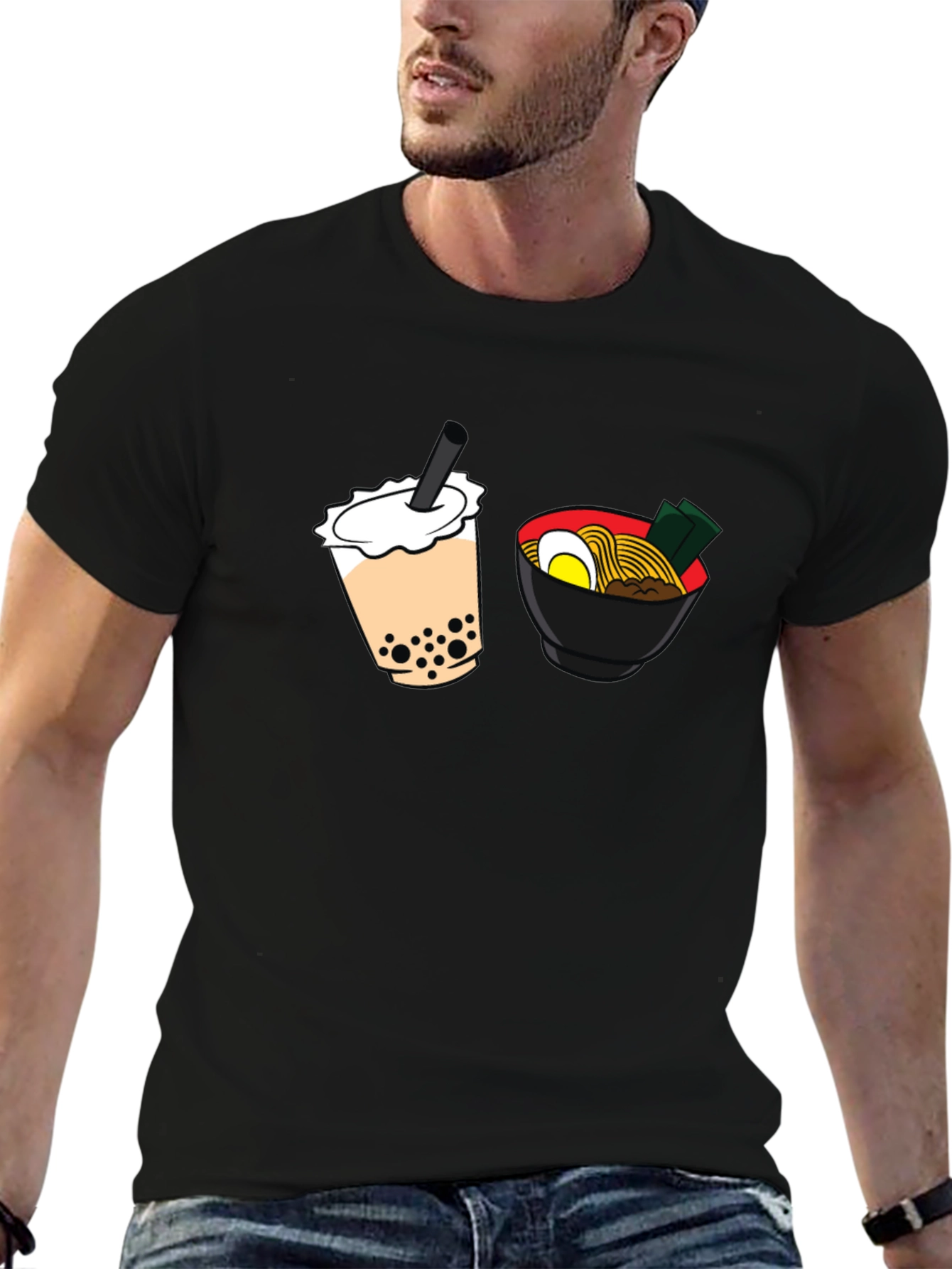 Boba & Ramen Graphic T-Shirt