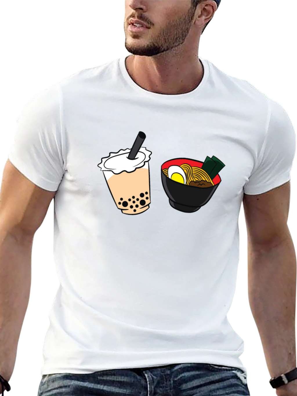 Boba & Ramen Graphic T-Shirt