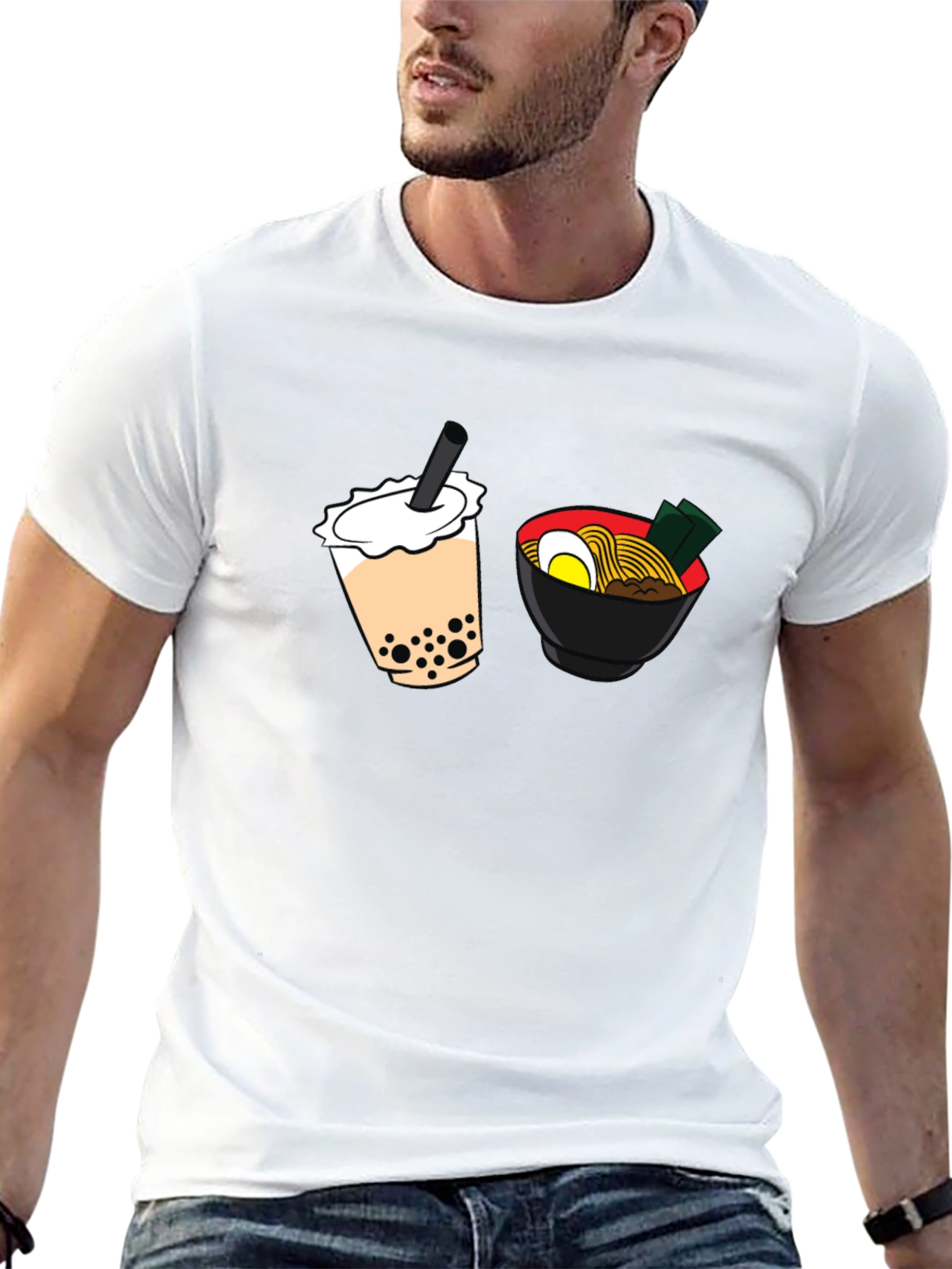 Boba & Ramen Graphic T-Shirt