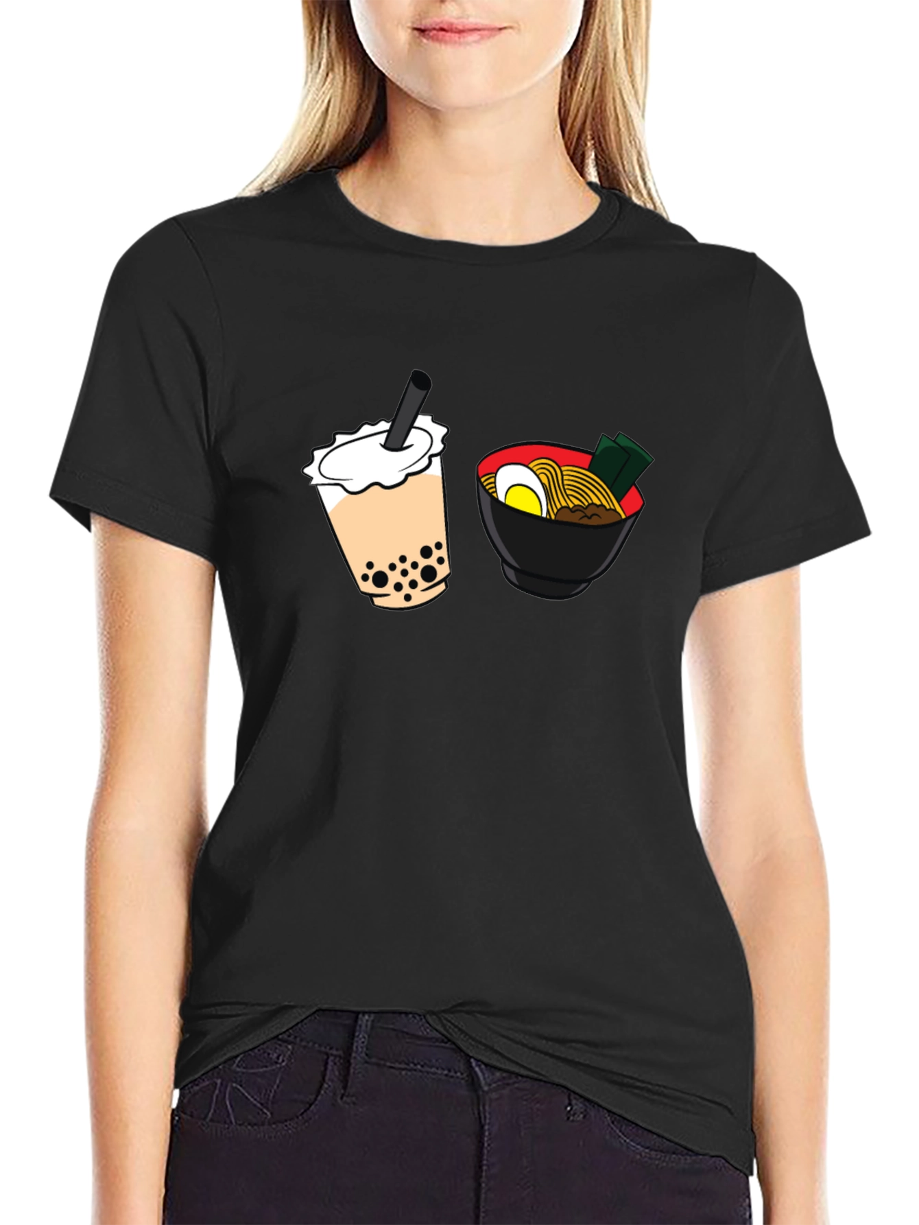 Boba & Ramen Graphic T-Shirt