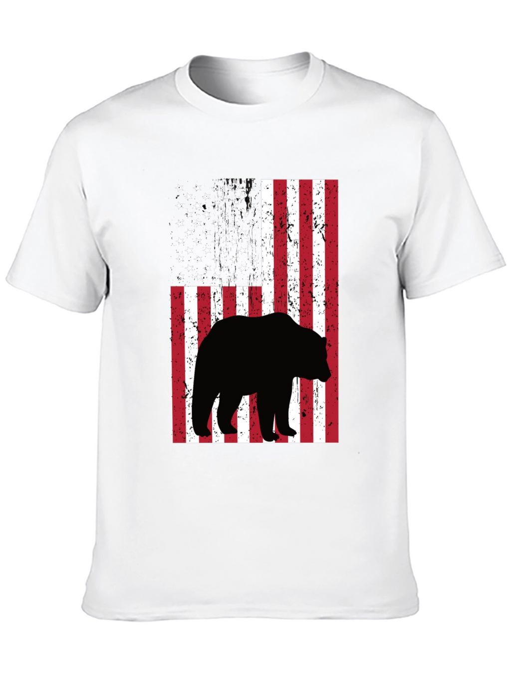 American Flag Bear T-Shirt