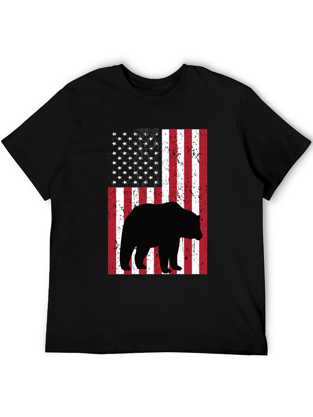 American Flag Bear T-Shirt