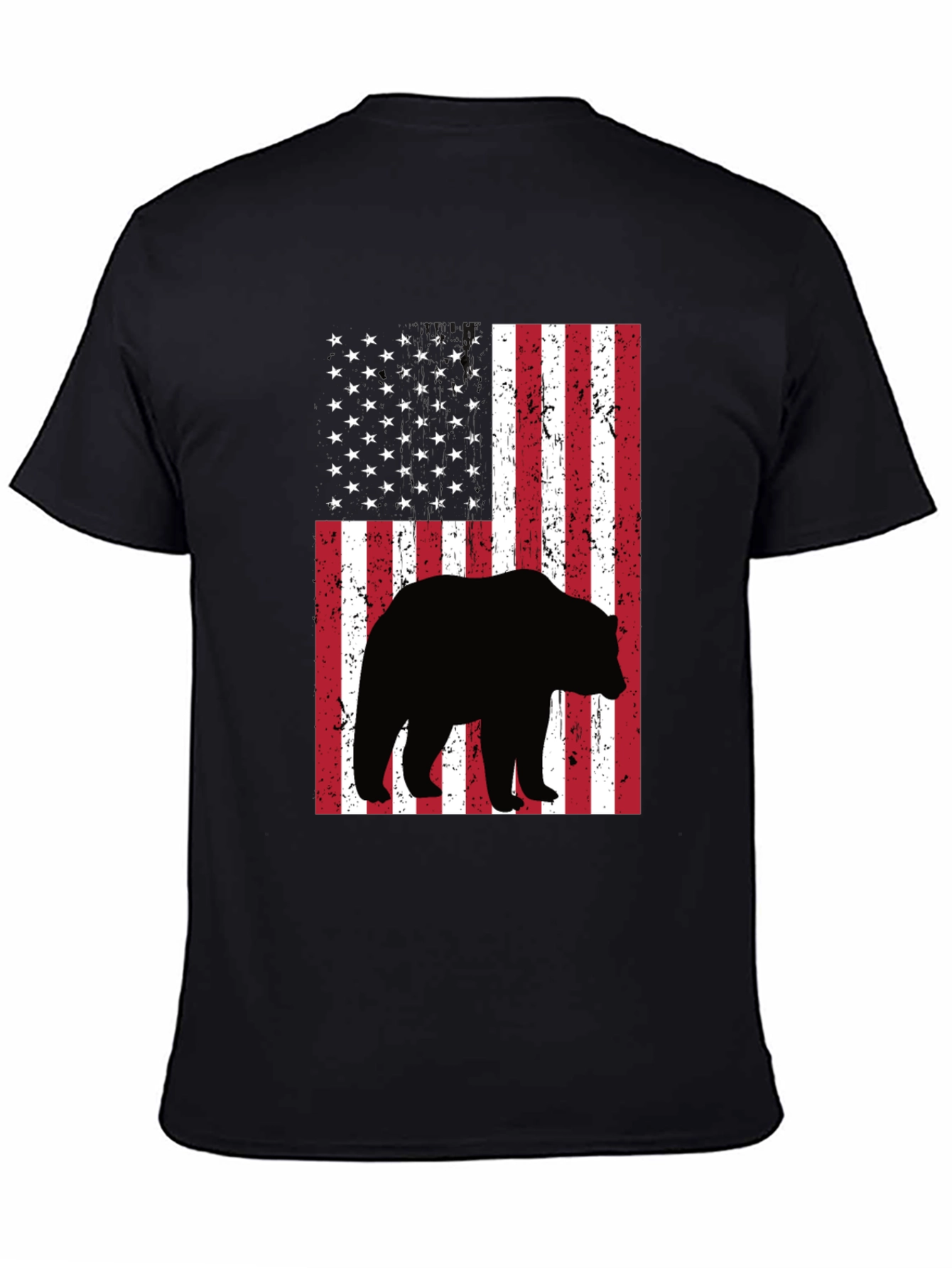 American Flag Bear T-Shirt
