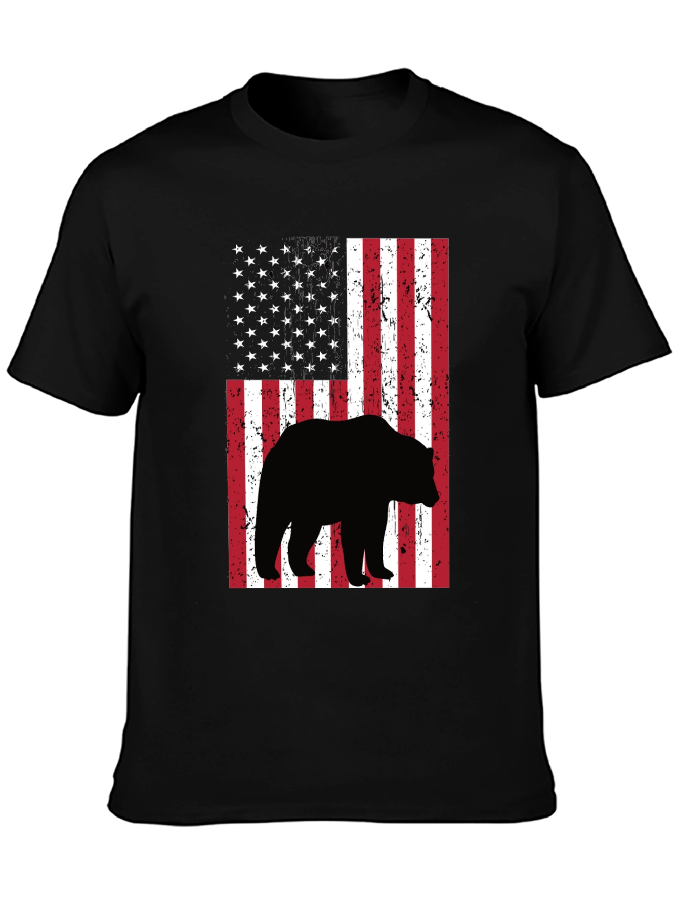 American Flag Bear T-Shirt