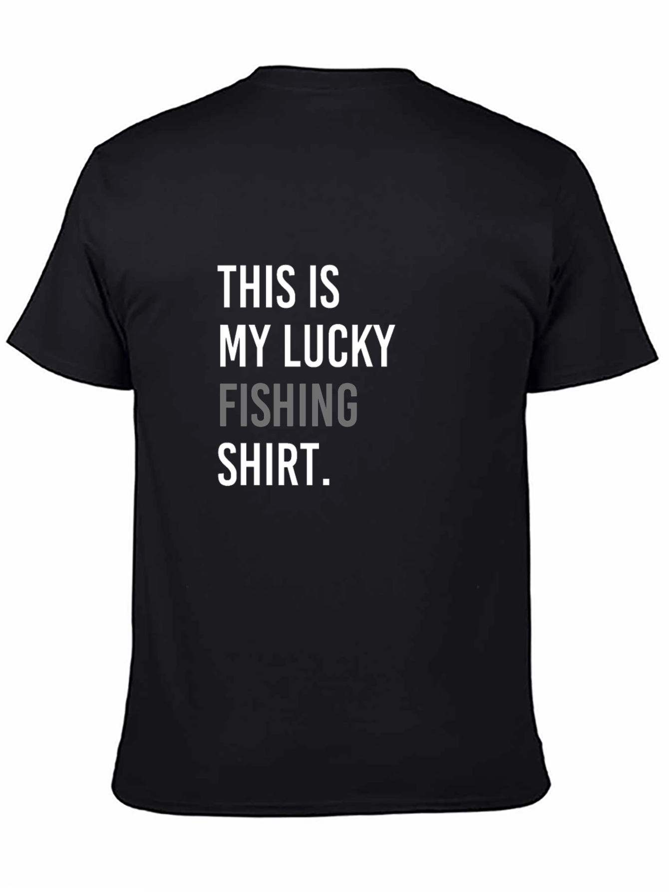 Lucky Fishing T-Shirt - Mens Black Tee
