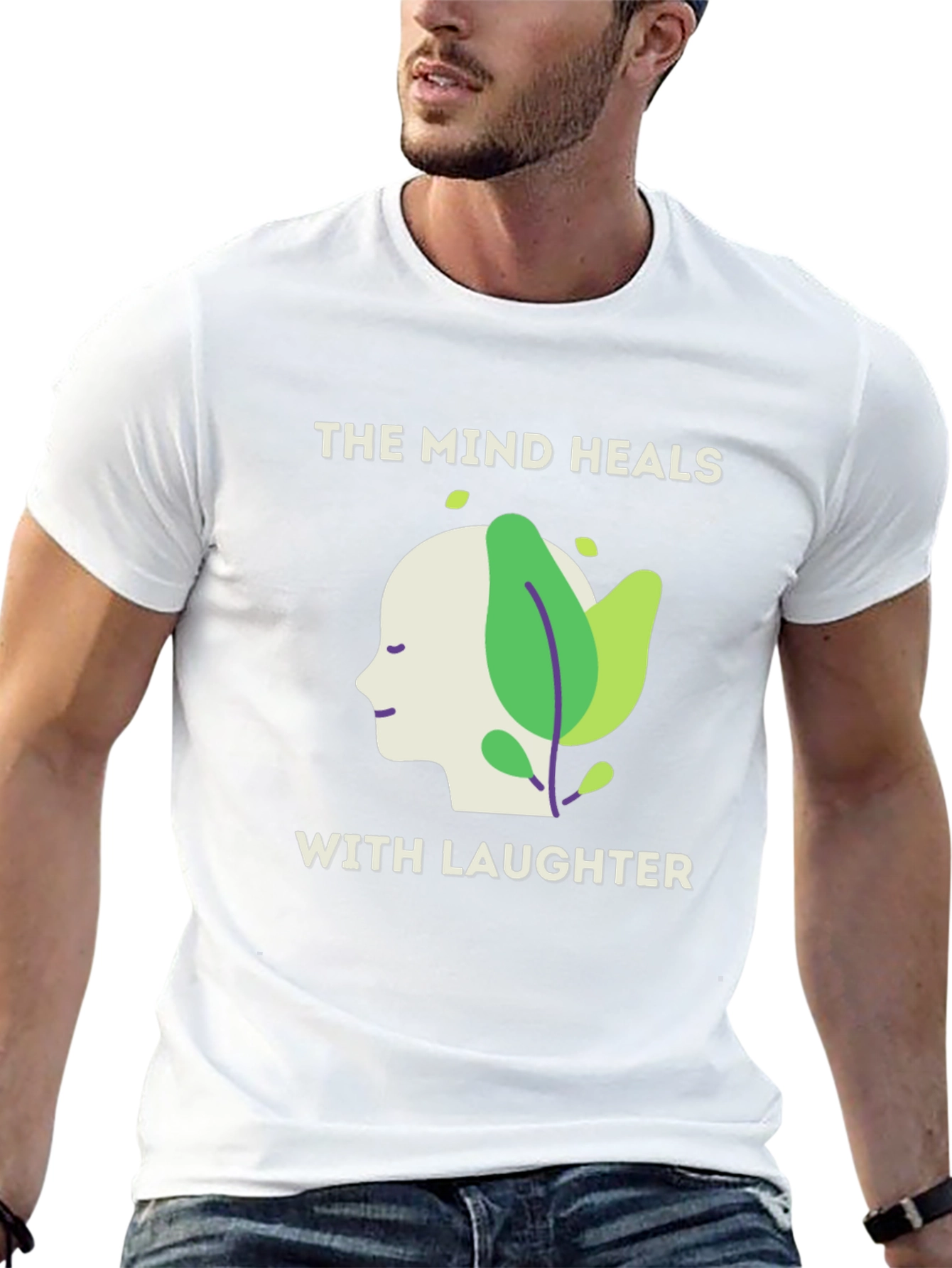 The Mind Heals with Laughter Graphic Tee