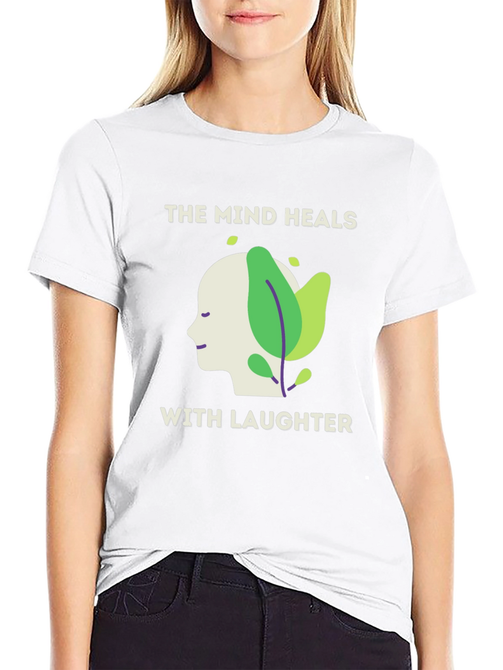 The Mind Heals with Laughter Graphic Tee