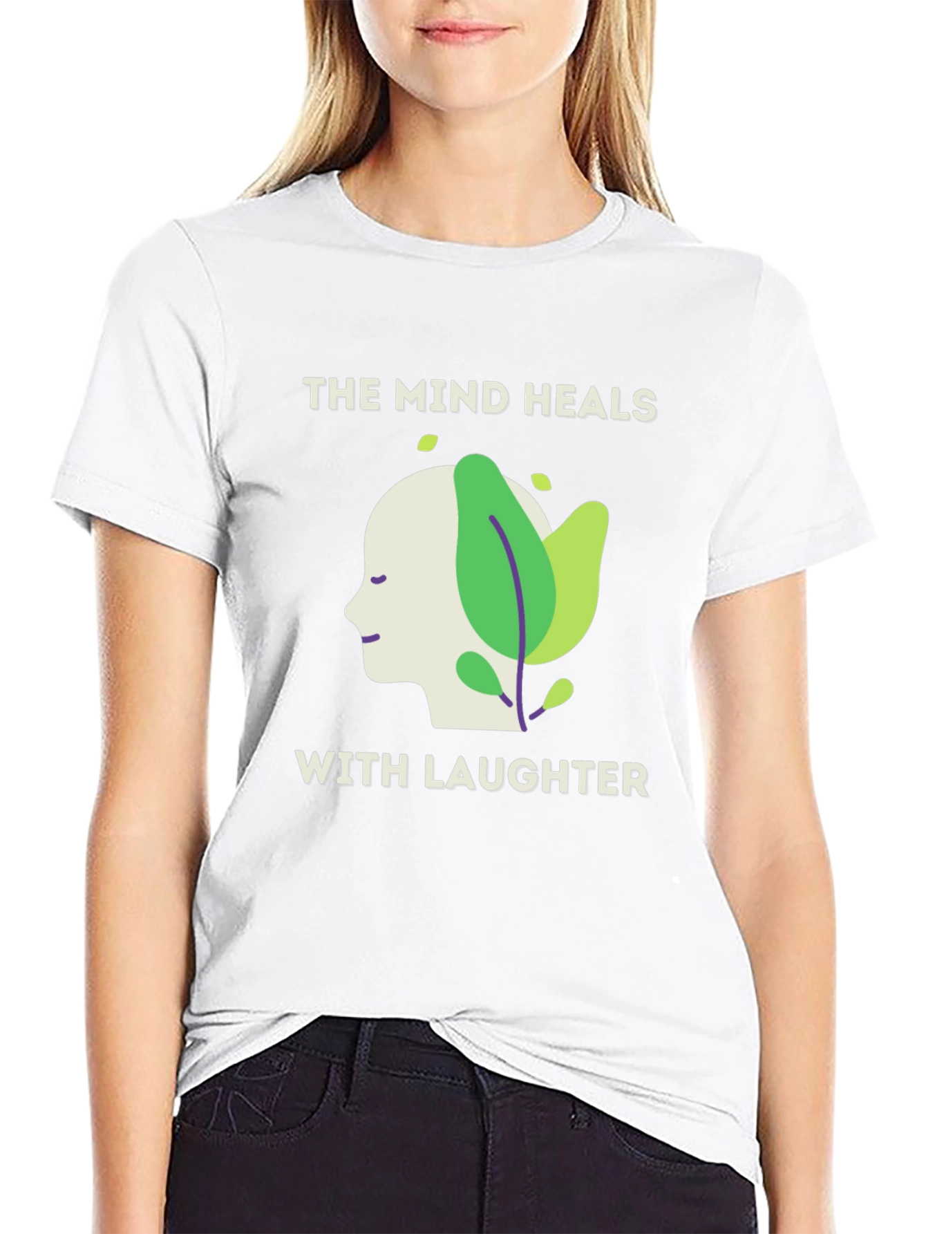 The Mind Heals with Laughter Graphic Tee