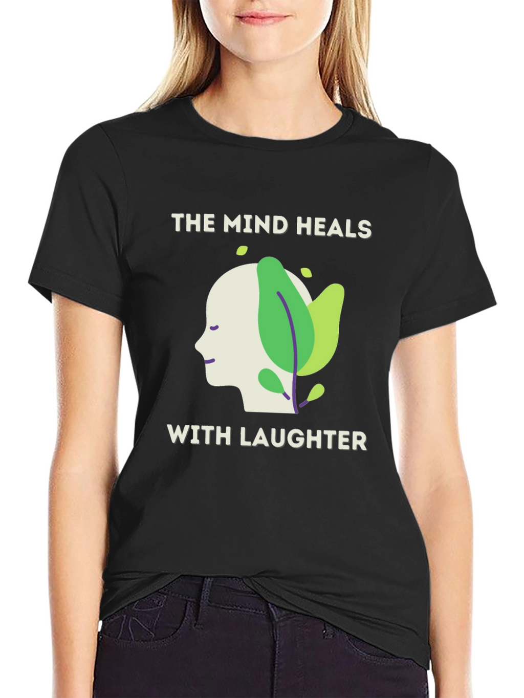 The Mind Heals with Laughter Graphic Tee