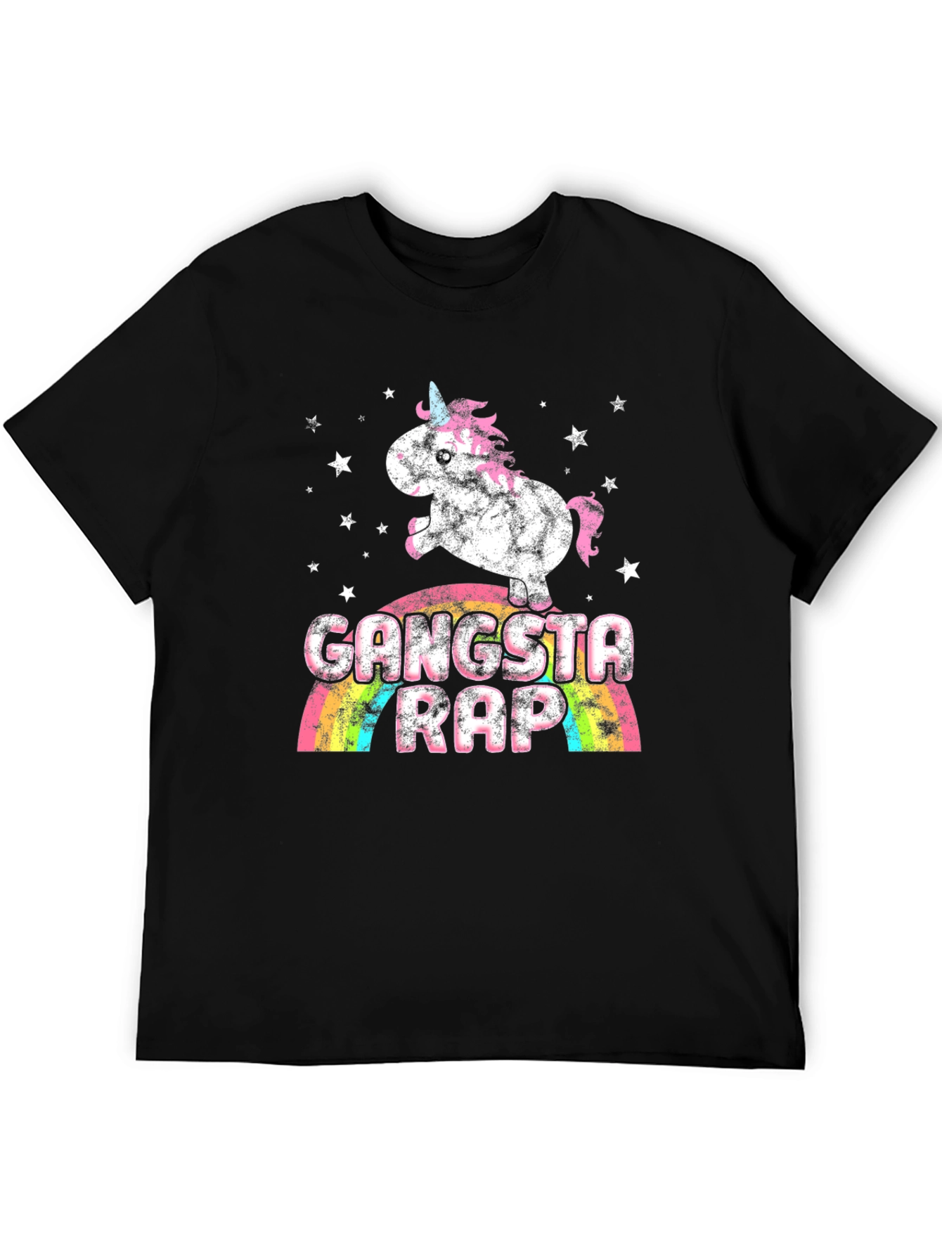 Gangsta Rap Unicorn Graphic T-Shirt
