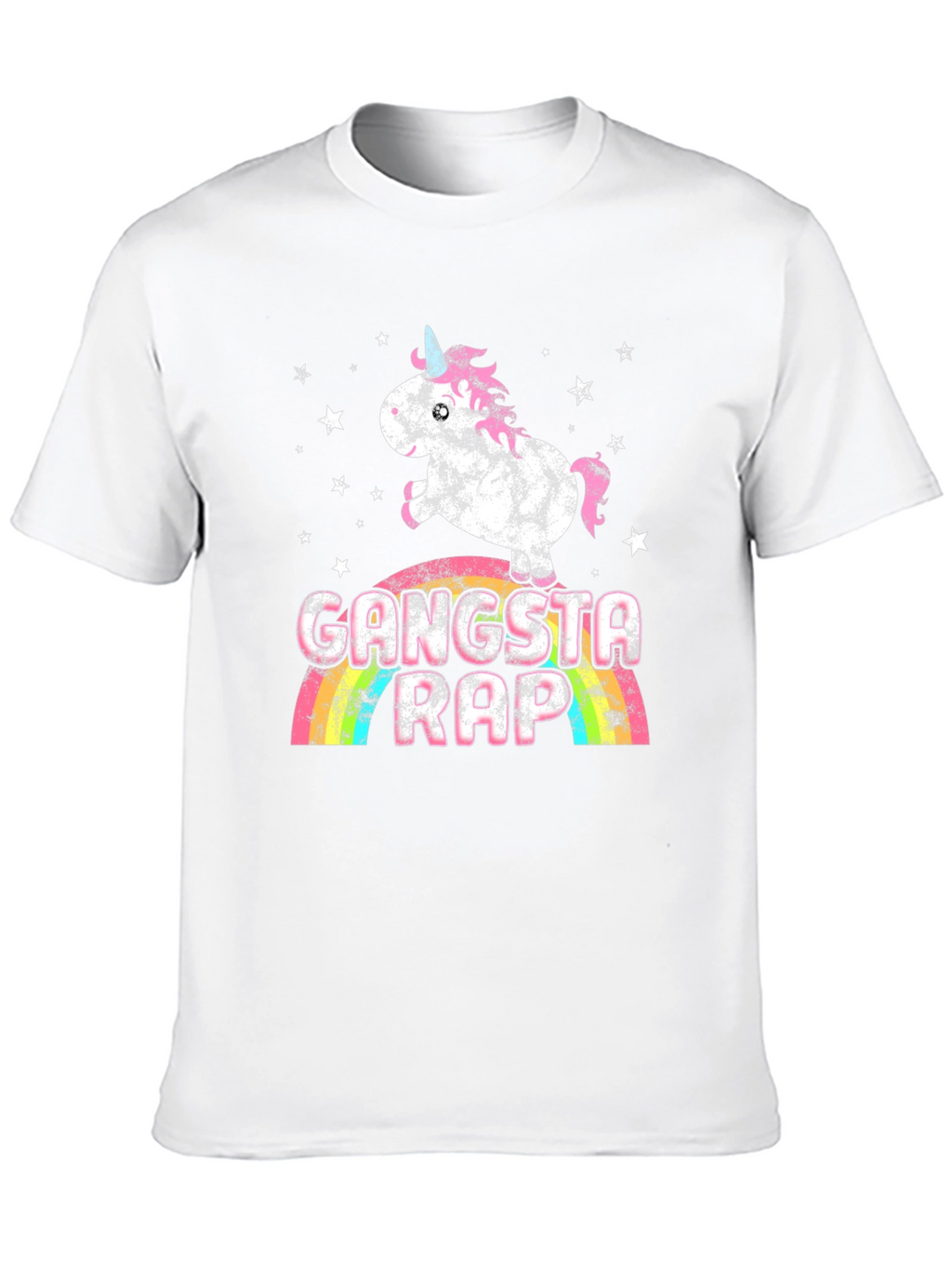 Gangsta Rap Unicorn Graphic T-Shirt