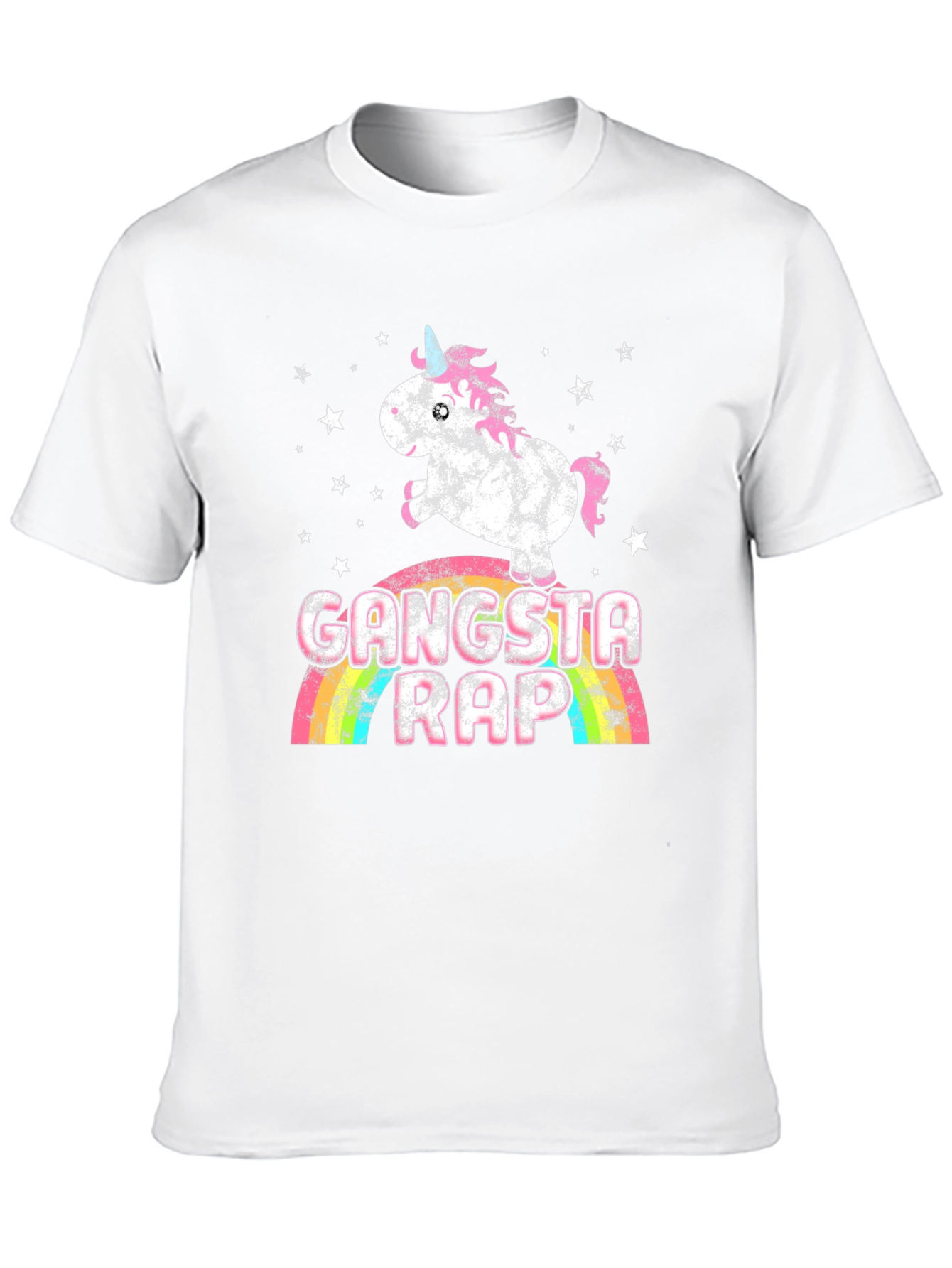 Gangsta Rap Unicorn Graphic T-Shirt