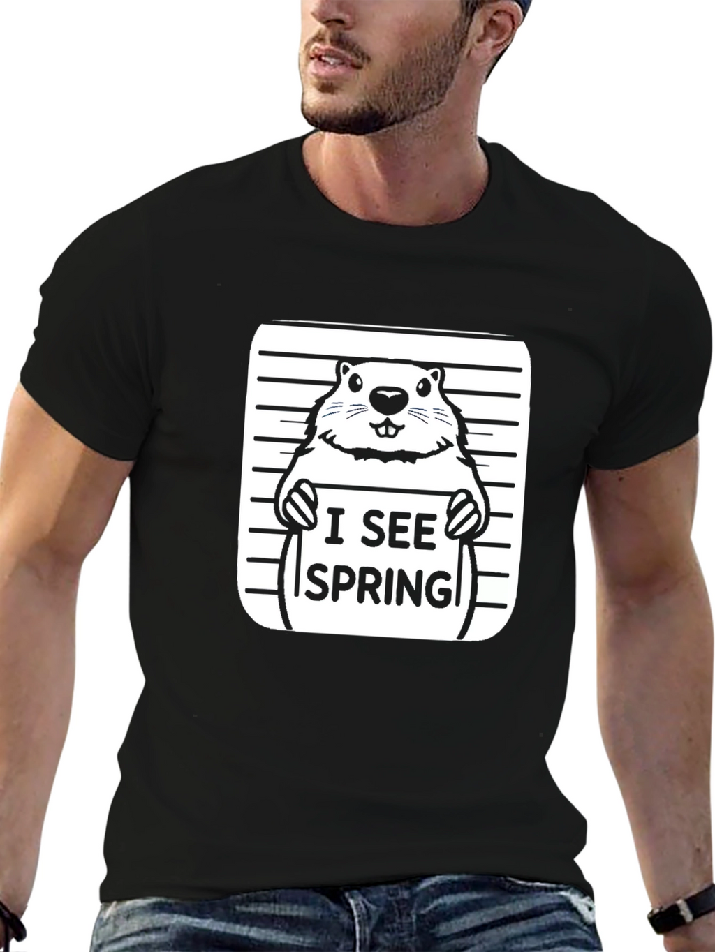 I See Spring Groundhog T-Shirt