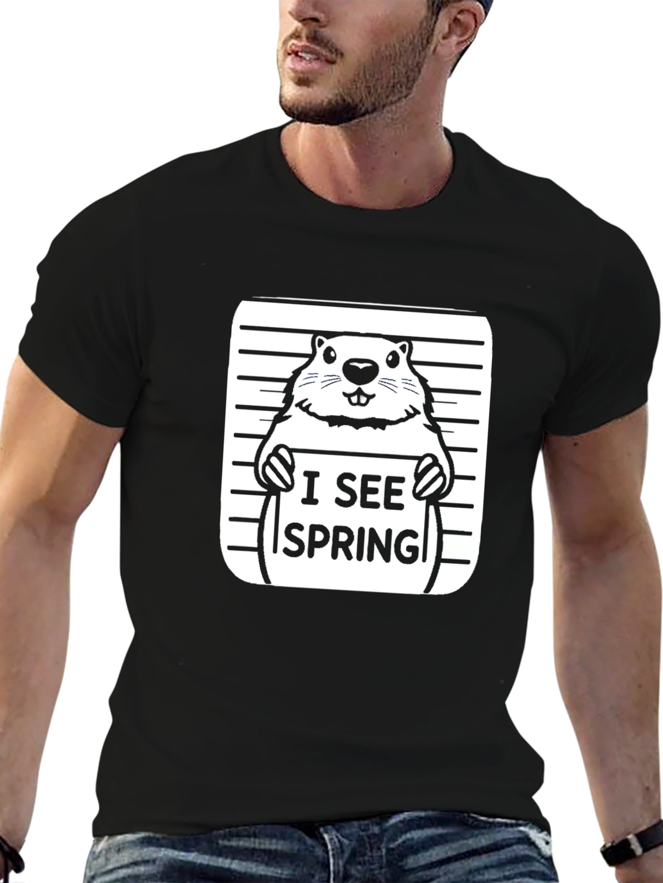 I See Spring Groundhog T-Shirt