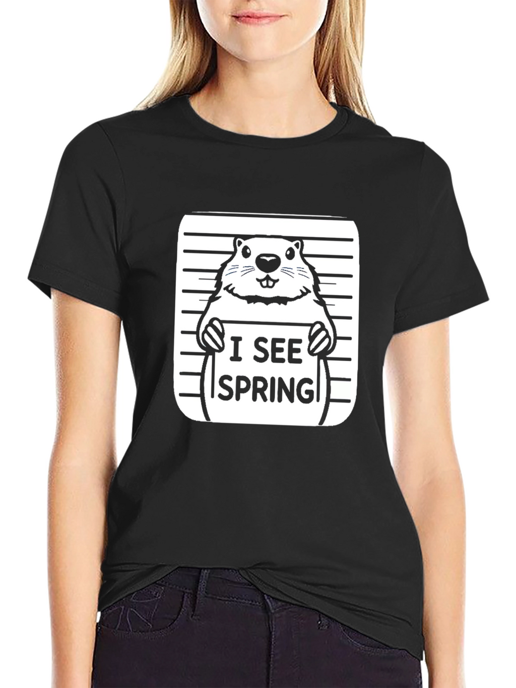 I See Spring Groundhog T-Shirt