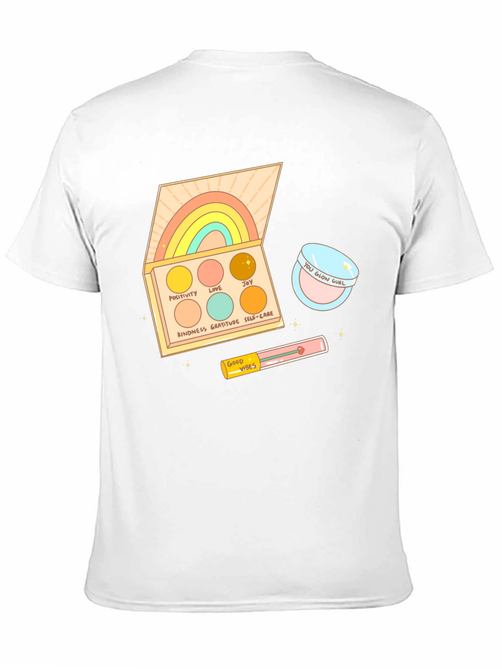 Rainbow Palette Graphic T-Shirt - Good Vibes