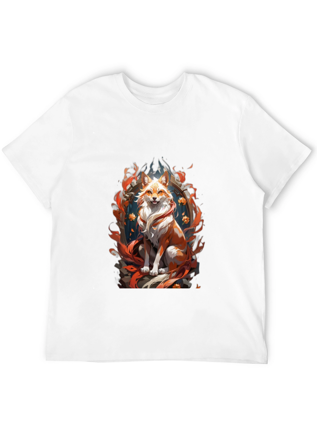 Fox Spirit Graphic Tee - Mens Black T-Shirt