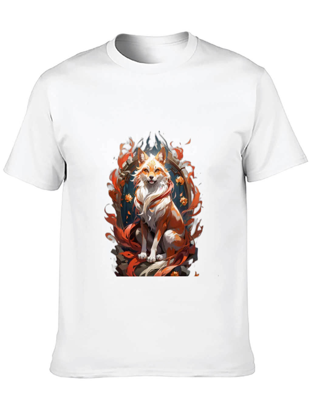 Fox Spirit Graphic Tee - Mens Black T-Shirt