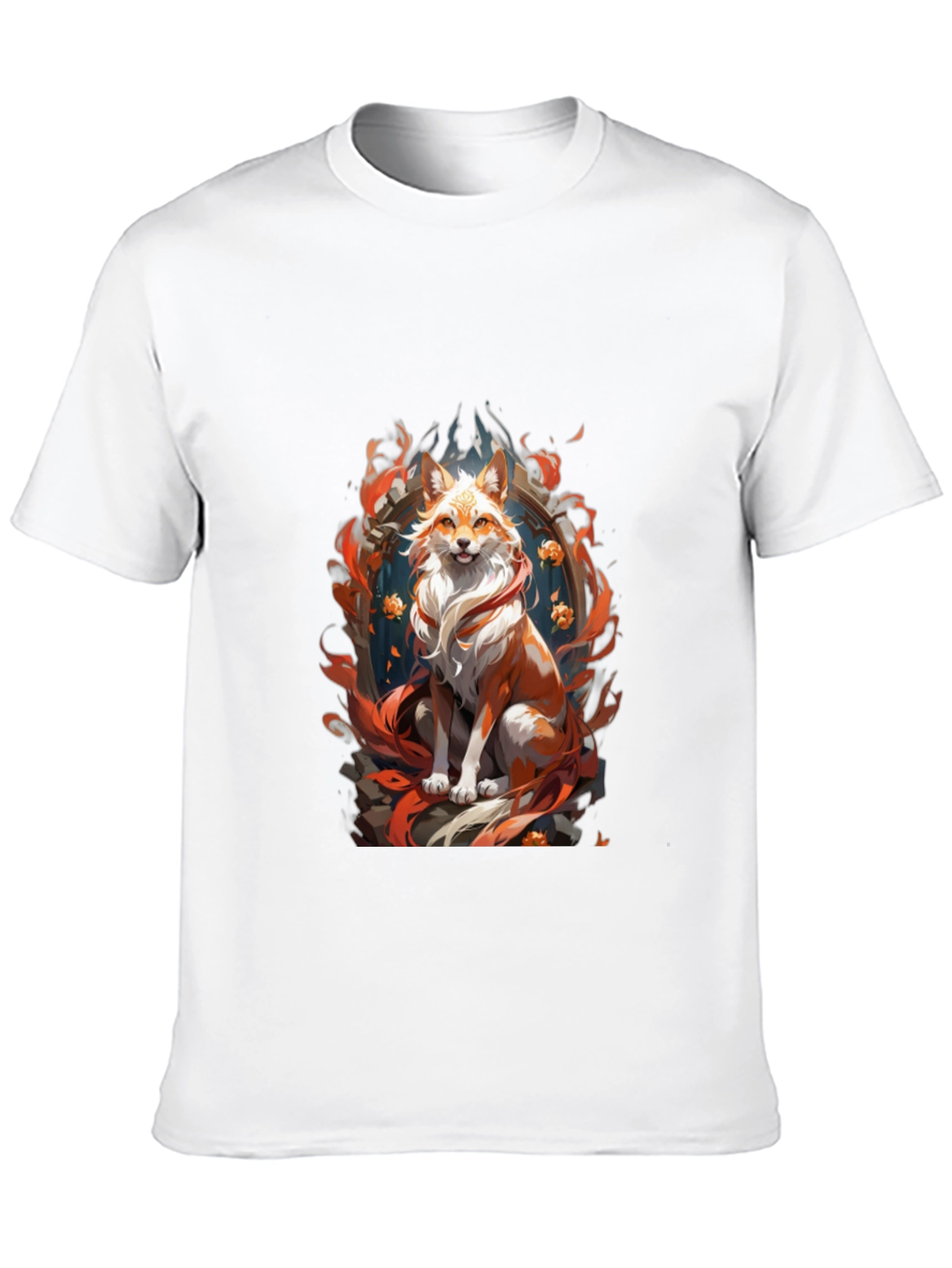 Fox Spirit Graphic Tee - Mens Black T-Shirt