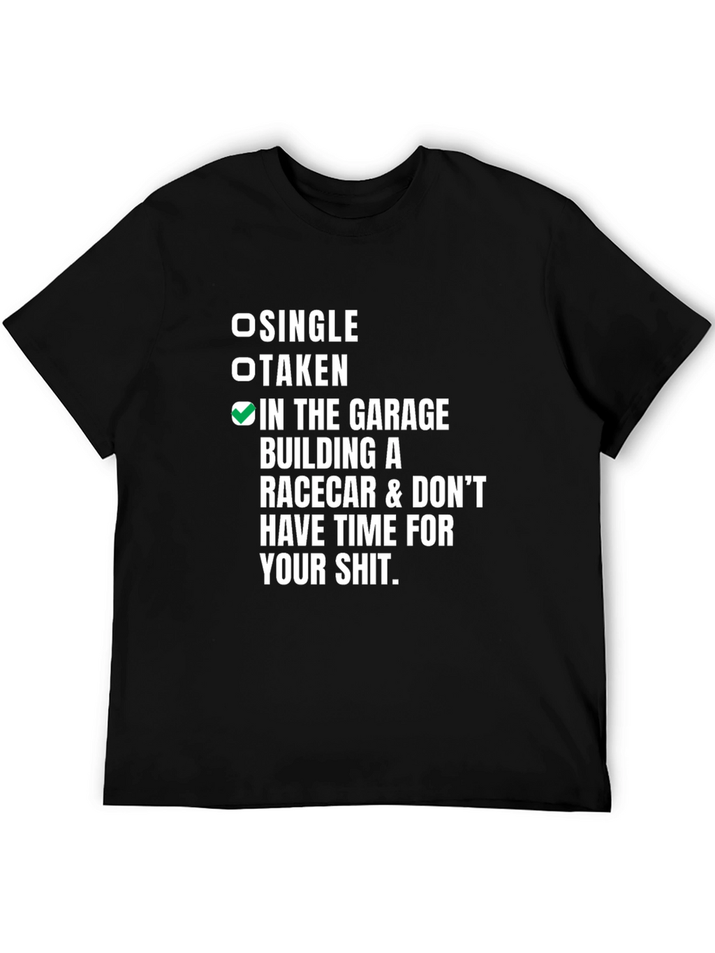 Garage Racer T-Shirt - Building A Racecar
