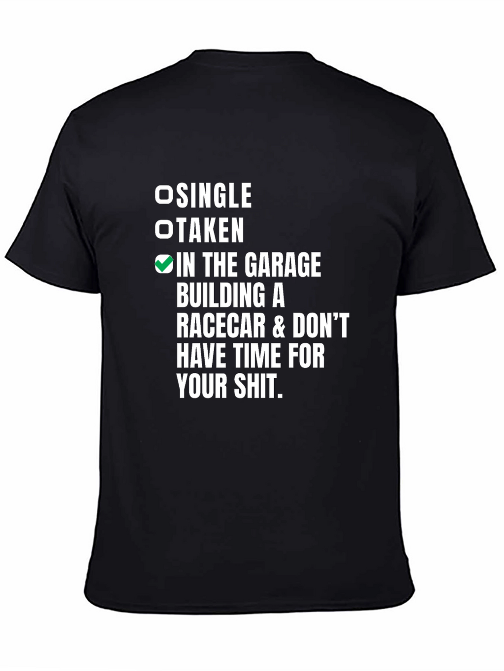 Garage Racer T-Shirt - Building A Racecar