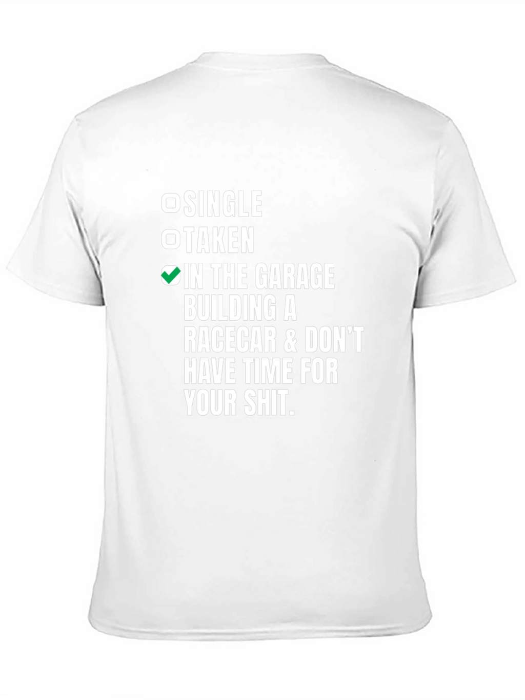 Garage Racer T-Shirt - Building A Racecar