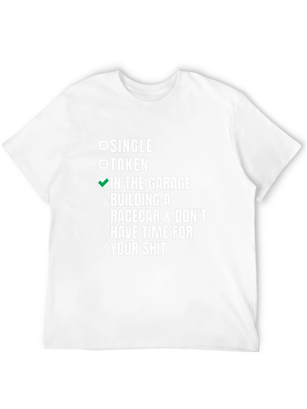 Garage Racer T-Shirt - Building A Racecar