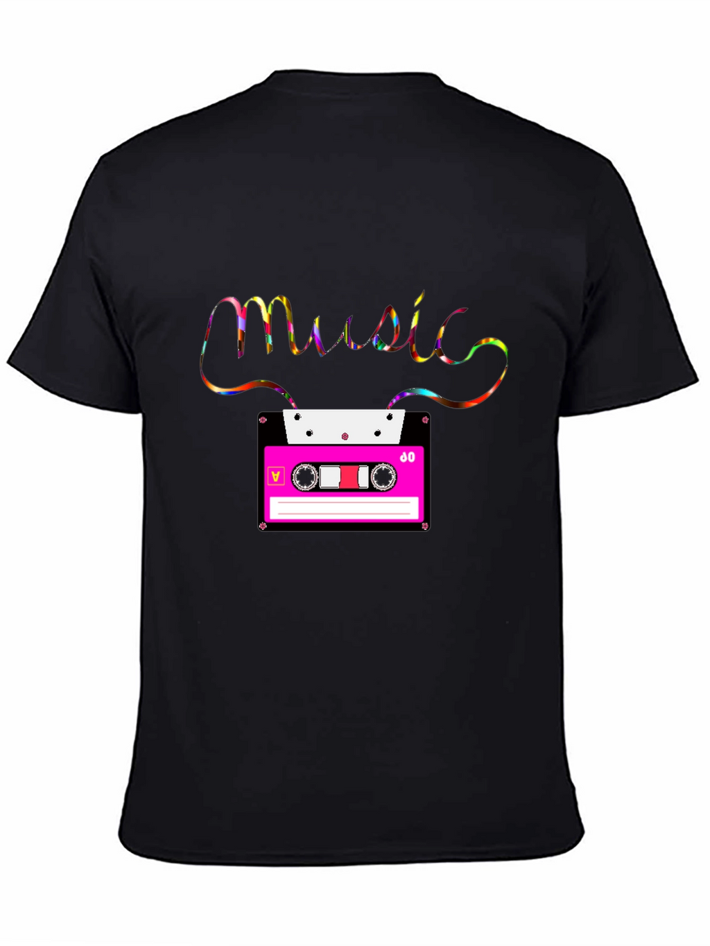 Retro Music Cassette Tape T-Shirt
