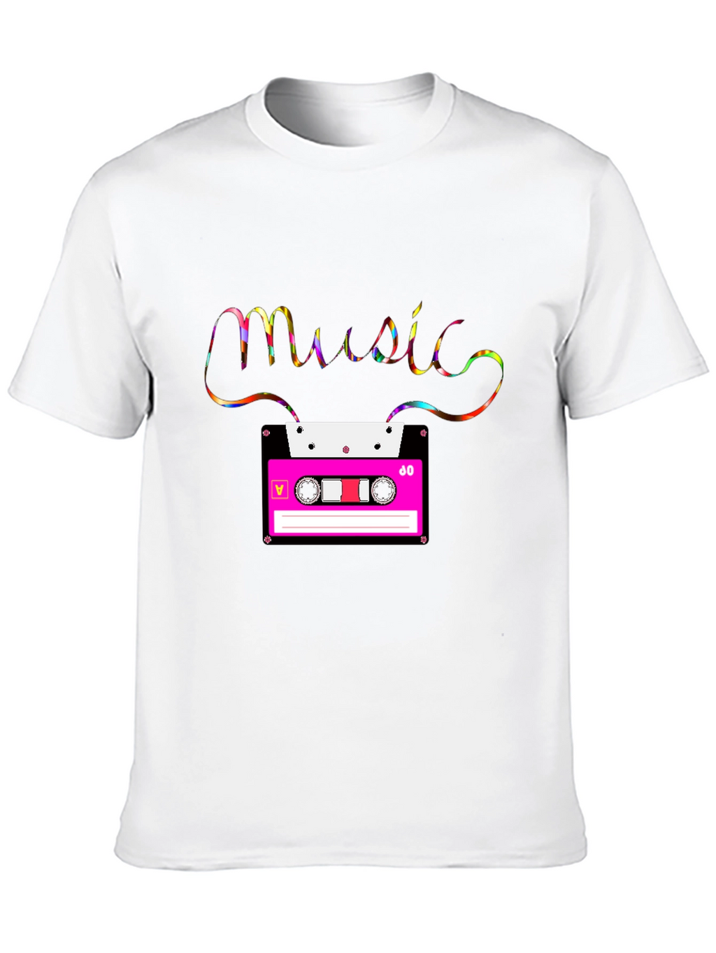 Retro Music Cassette Tape T-Shirt