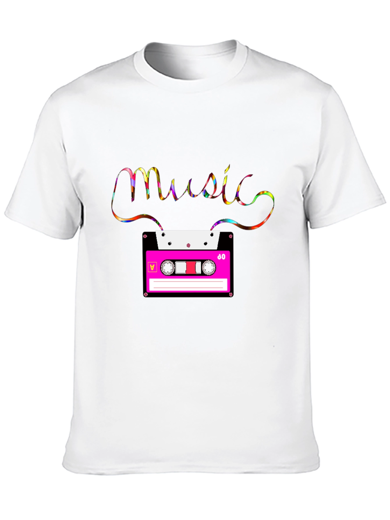 Retro Music Cassette Tape T-Shirt
