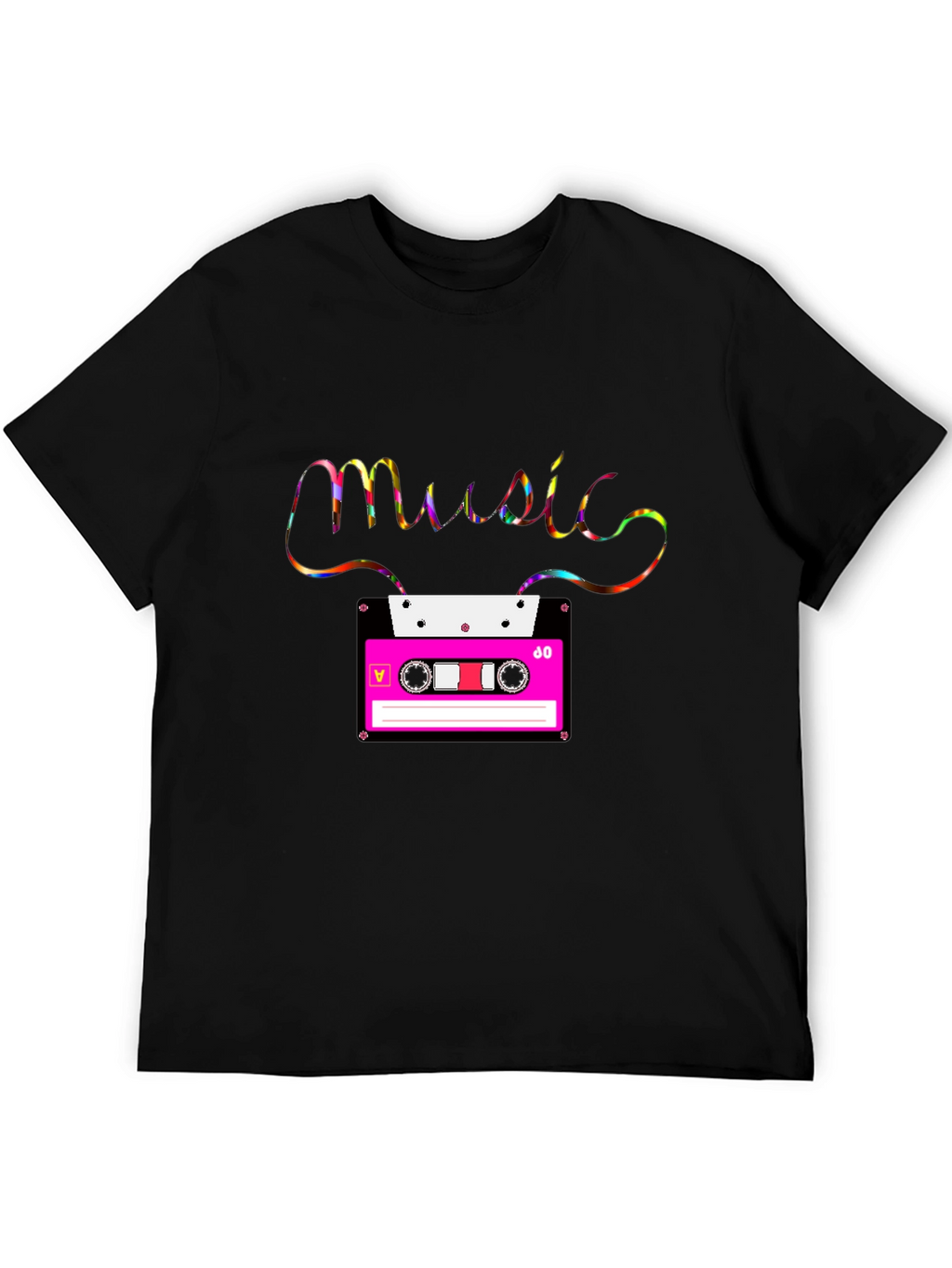 Retro Music Cassette Tape T-Shirt