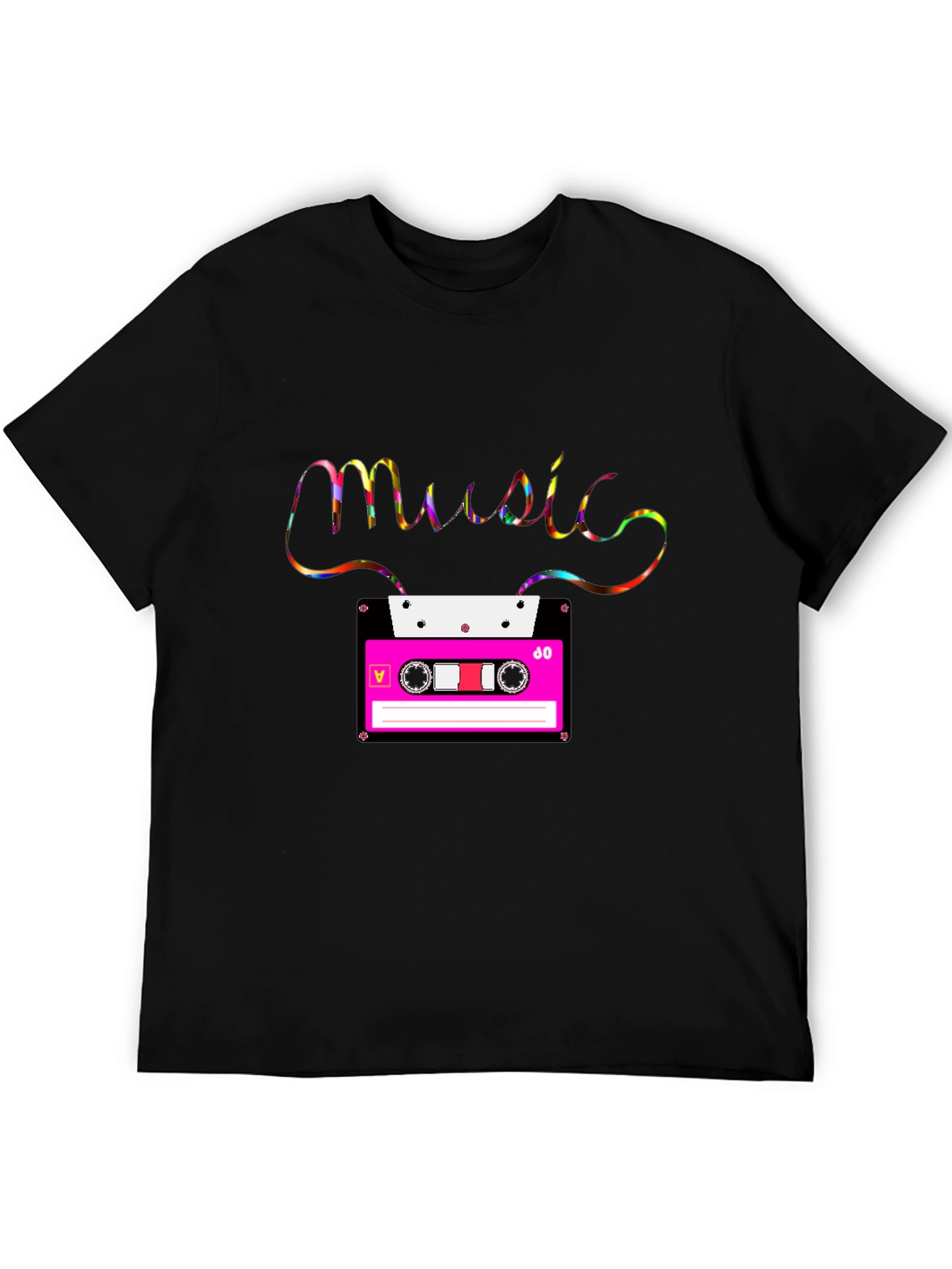 Retro Music Cassette Tape T-Shirt
