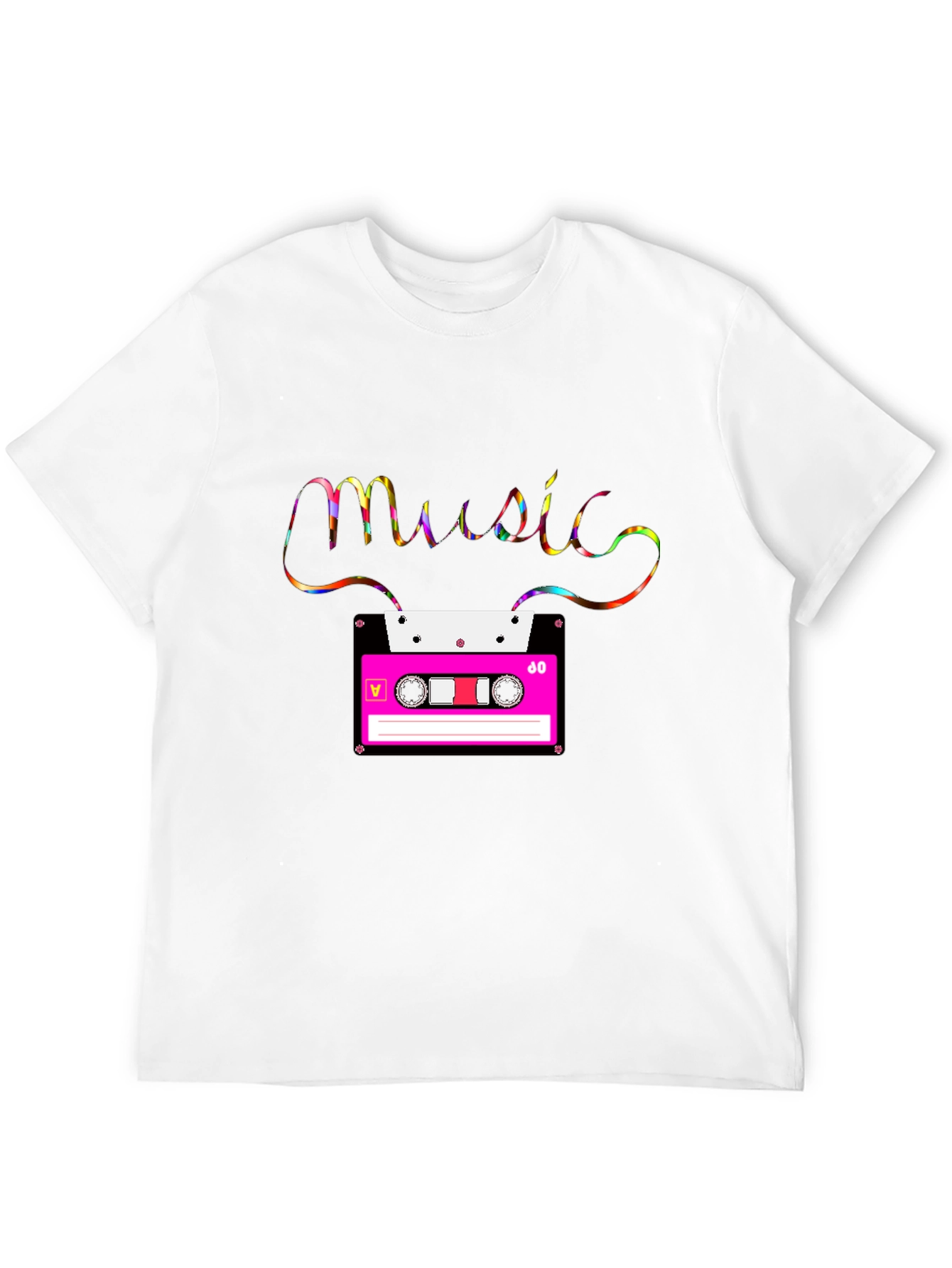 Retro Music Cassette Tape T-Shirt